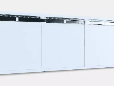 BESTA Storage combination with doors 71 Low-poly 3D model