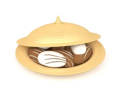 Chocolate Bowl 3D model