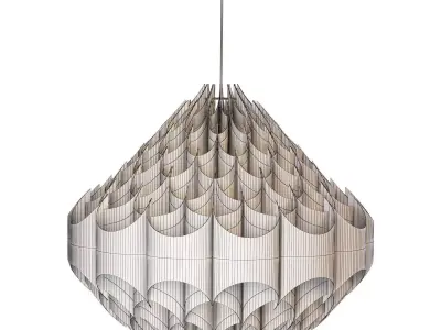 Rhytmic pendant lamp 3D model