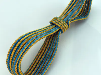 rope for climbing 3D model