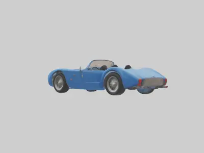 Kit Car Model 1 Low-poly 3D model