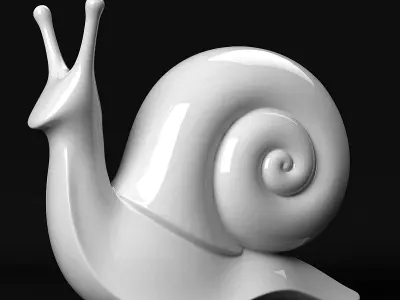 Snail 3D print model