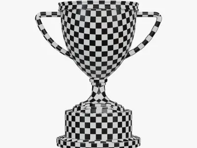 Trophy cup 3D model 42