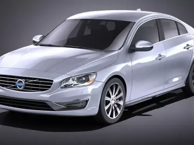 Volvo S60 2014 VRAY 3D model
