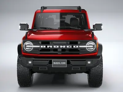 Bronco Wildtrak 4-door 2021 3D model