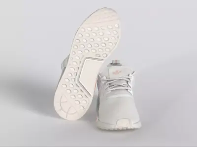 NMDR1 Original Shoes Cloud White Low-poly 3D model