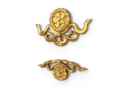 Classic decor ornament 187 3D model