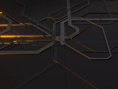 Futuristic Platform Free 3D model