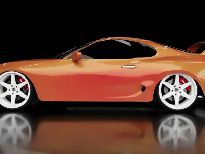 Toyota Supra MK IV 1993 3D model