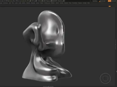 Modern Abstract Decorative sculpture 3d print model 47 3D print model