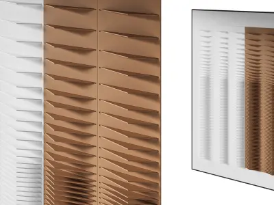 Paper Wall art  Tia 3D model