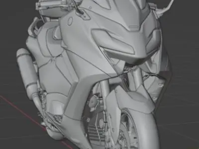 Yamaha T-max 2022 3D print model