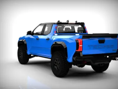 Toyota Tacoma TRD PRO 2024  Low-poly 3D model