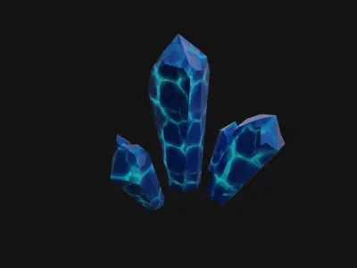 mineral Low-poly 3D model