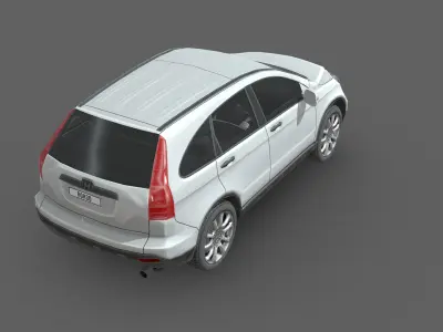 Honda CRV 2010 Low-poly 3D model
