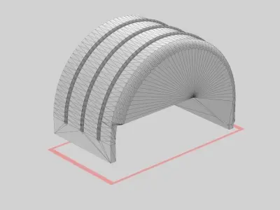 scale wheel tubs 3D print model