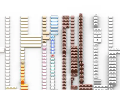 TwindBricks3D - 21265 The Crafting-Table 3D print model