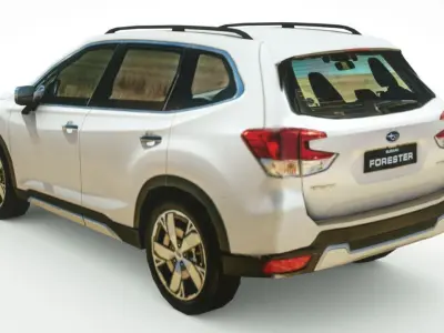 Subaru Forester 2019 Low-poly 3D model