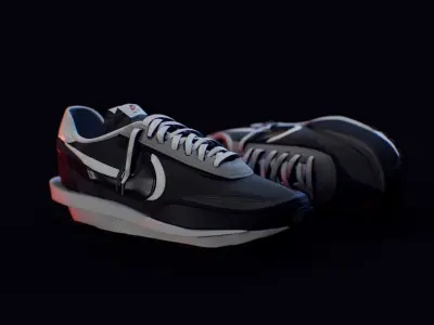 NIKE X SACAI 3D MODEL 3D model