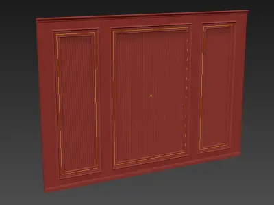 Decorative V43 Wall Panels 3D model
