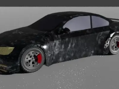 racingCar Low-poly 3D model