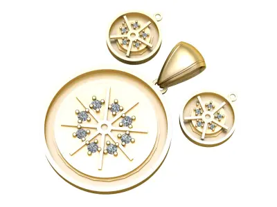 OLD FASHION LOCKET SET 3D PRINTABLE MODEL 3D print model