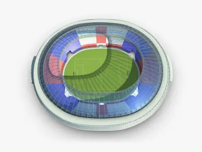 Soccer Stadium 3D model purchase