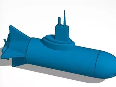 Submarine Free 3D model