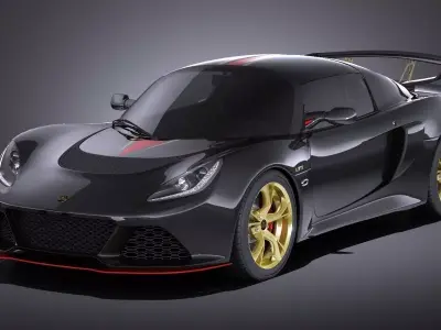 Lotus Exige LF1 2016 VRAY 3D model