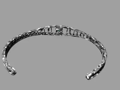 Wirecuff Bangle 3D model