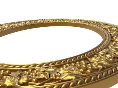 carved frame 3D model 84