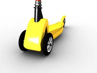Kids 3 Wheel Scooter 3D model