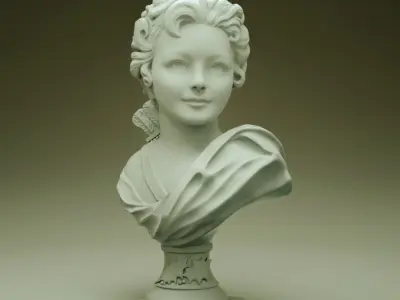 Bust of Cupid  3D print model