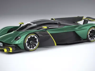 Aston Martin Valkyrie AMR Pro 2022 3D model