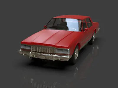 Chevrolet Caprice Classic 1977 4 Door RC  car 3D print model