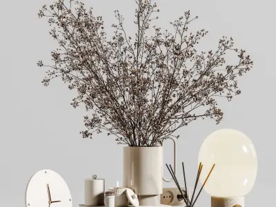 decorative set 123 3D model