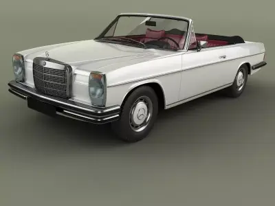 Mercedes-Benz W114 Convertible 3D model