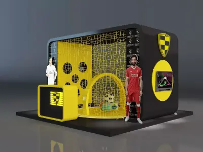 Booth Exhibition Stand a664c 3D model