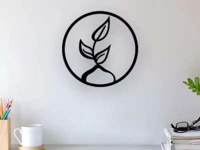 Flower Wall Art  3D print model