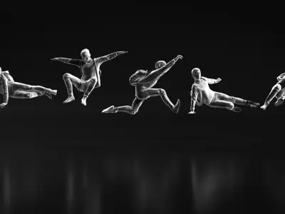 Parkour Boy 3D print model