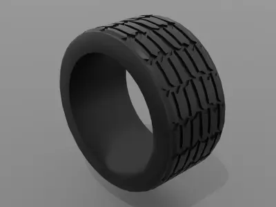car wheel Low-poly 3D model order