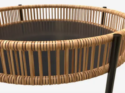 Garden coffee table Sarran 3D model