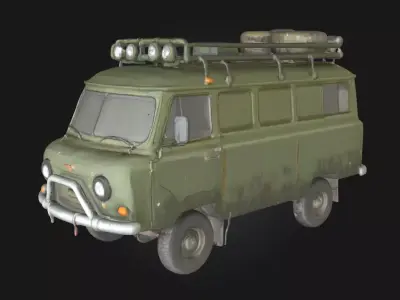 Adventure Van Retro  Nostalgic Freedom on Four Wheels 3D model