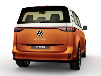 Volkswagen ID Buzz 2024 Low-poly 3D model