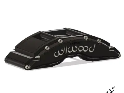 Wilwood 6 Piston Capiler plus Disk or Rotor 3D print model