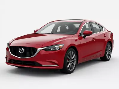Mazda 6 Sedan 2018 Low-poly 3D model