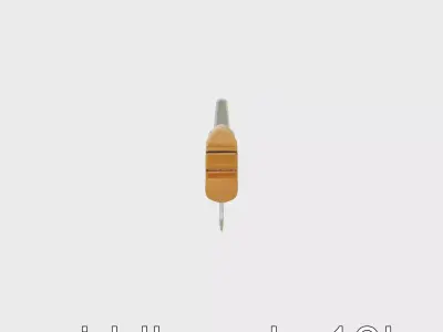 Steel Ice Axe Classic Model Pack Low-poly 3D model