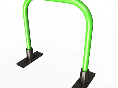 Soccer Training Passing Arc model Low-poly 3D model