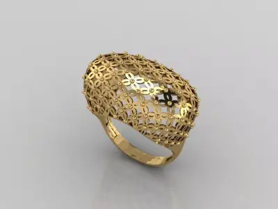 Women Plain Ring Ready STL Models Womens Ring 3d models 3D print model 28