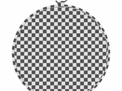 Mazza Stopwatch Accent Mirror 3D model